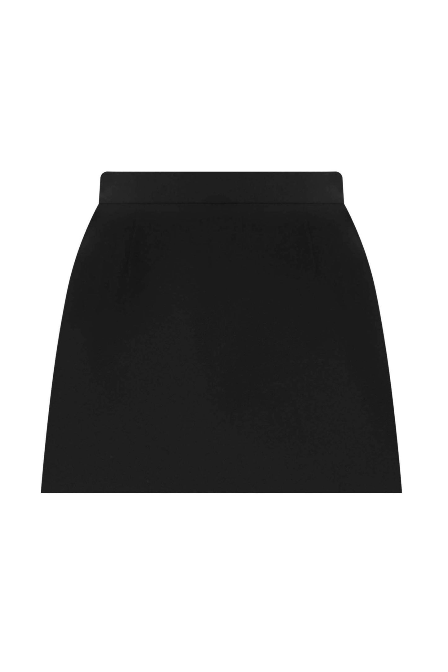 Mini black skort