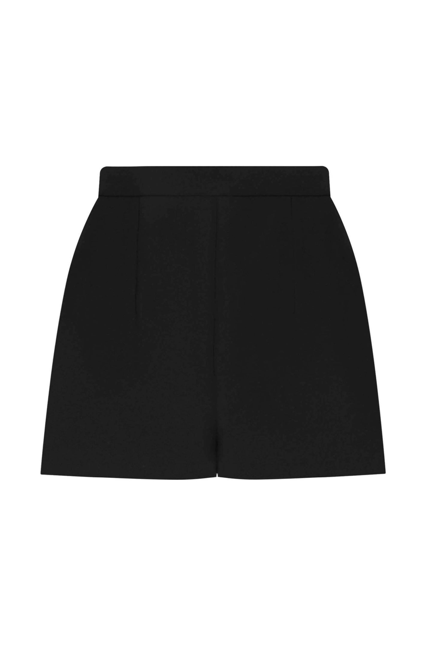 Mini black skort