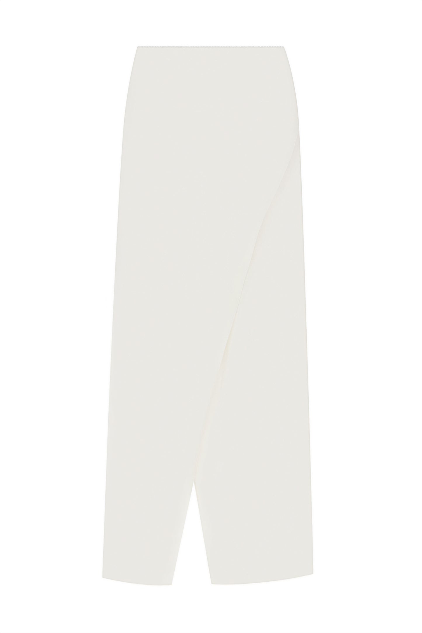 Skirt midi silky ivory