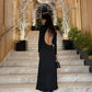 Сукня чорна з відкритою спиною